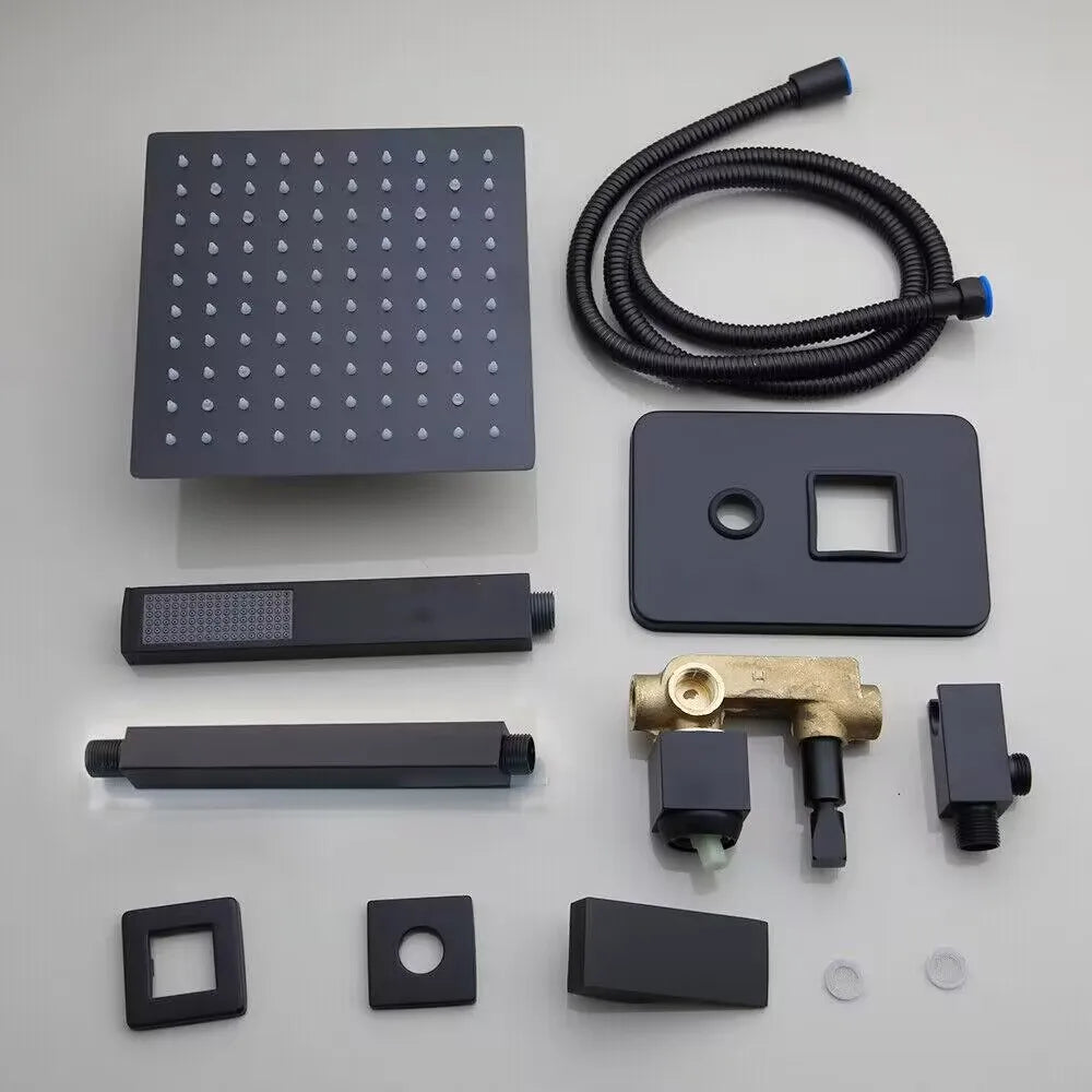 Kemaidi Bathroom 2-3 Way Shower Faucet Black 3-Functions