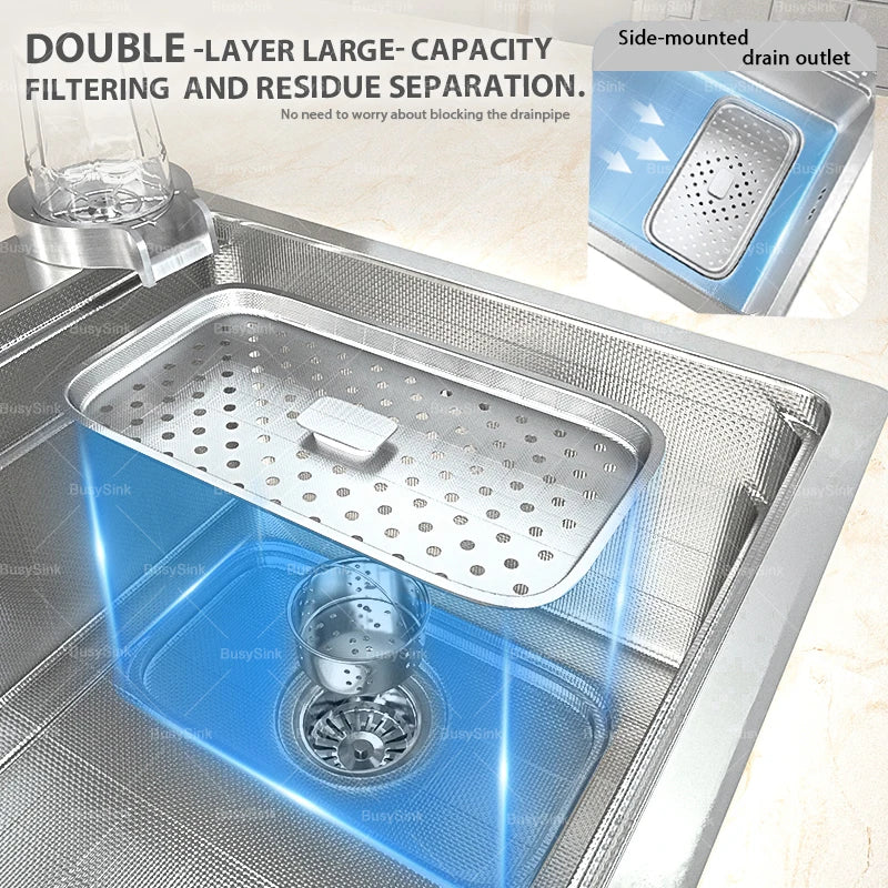 Silver Sink 304 Stainless Steel Large Slot Undermount