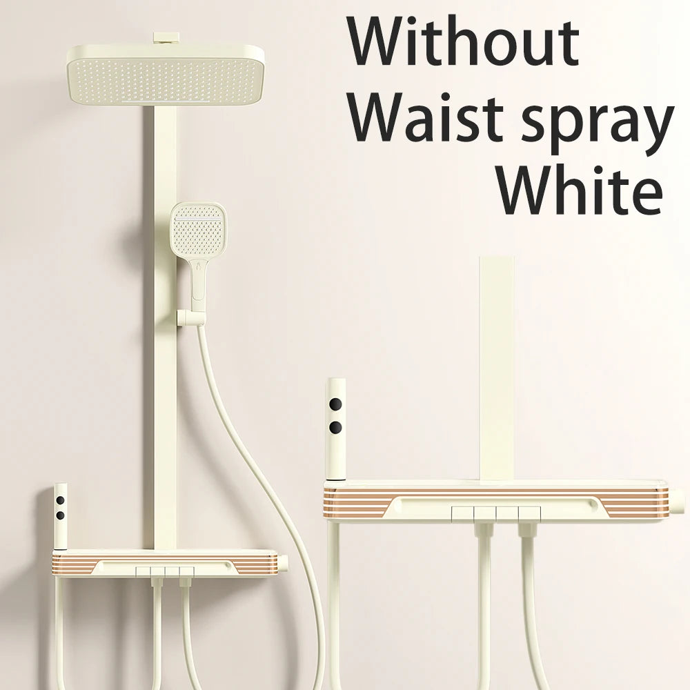 Spa Waist Spray Digital Bathroom Shower Ambient Lighting