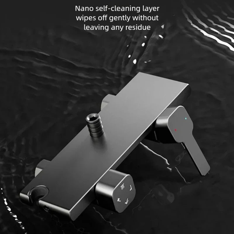 Bathroom Gray Pressure Shower Hotel Bathtub Faucet Cold
