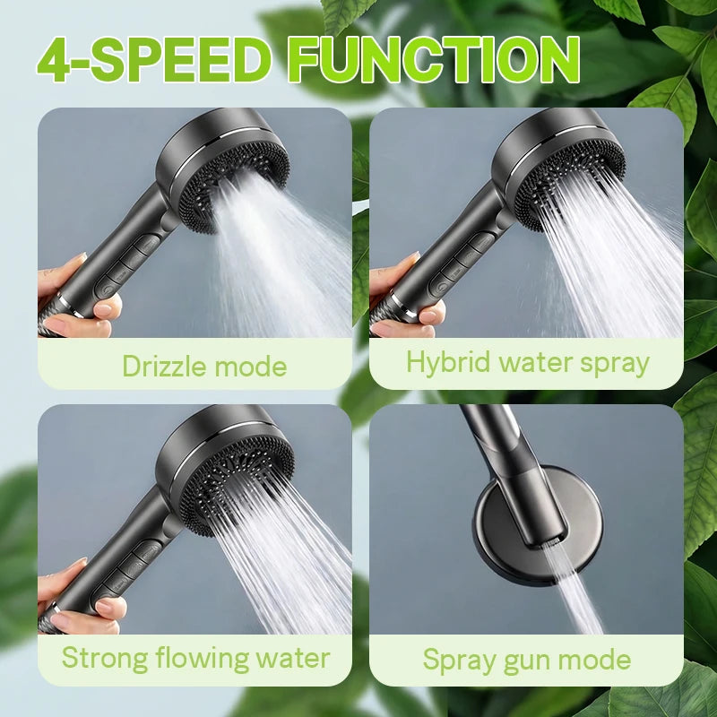 Handheld Shower Encrypted Hose Shower Wall Seat Pressure