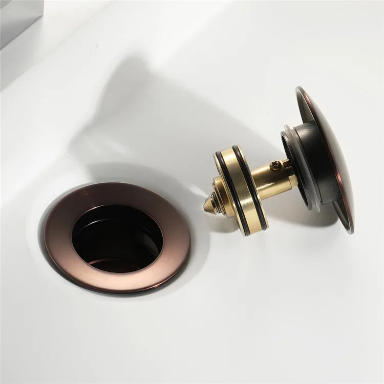 Drain Stoppe Gold Bathroom Basin Sink Pop-Up Drain
