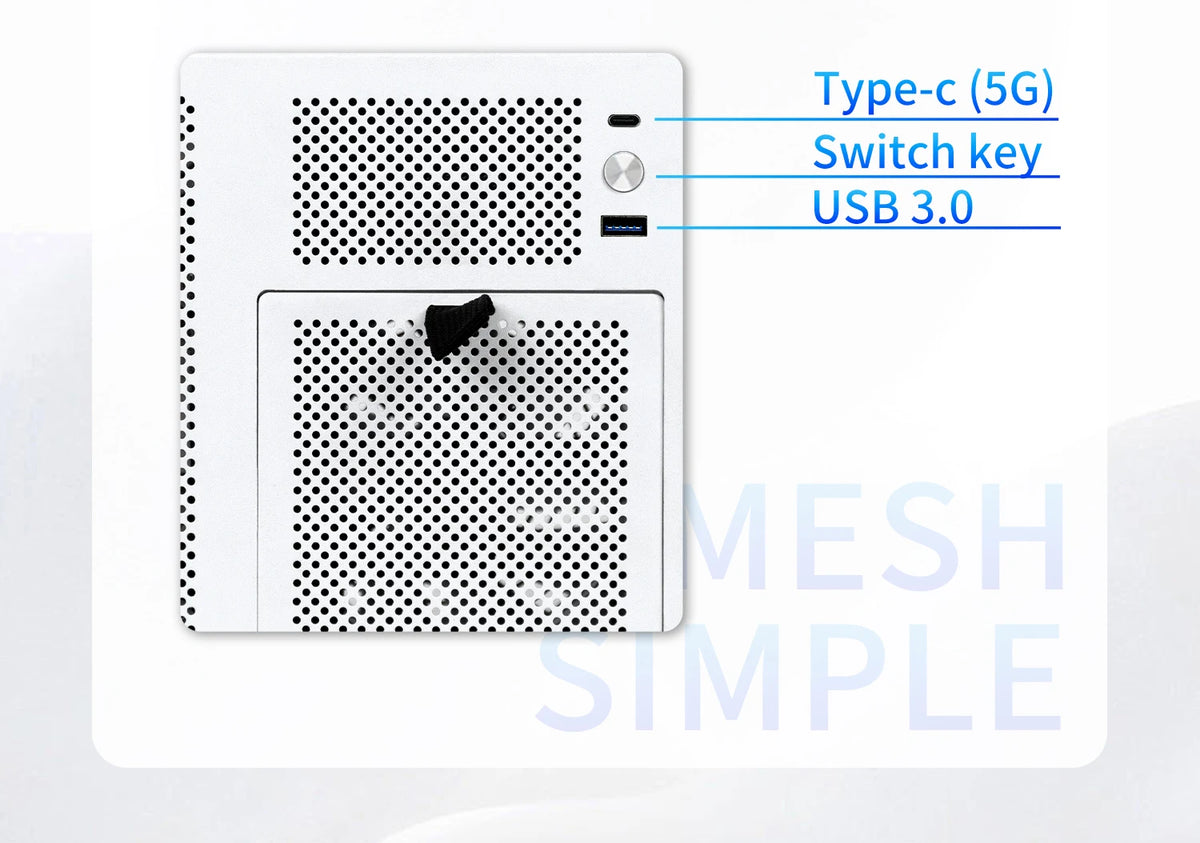 Ursa Minor 4-Bay Nas Chassis Sfx Power Supply