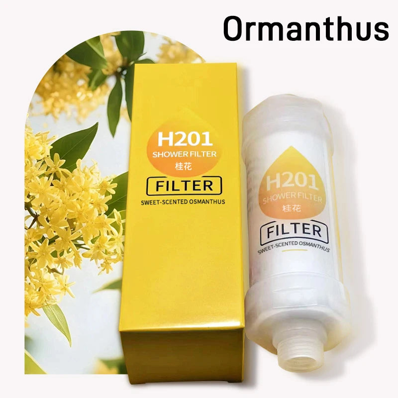 20pcs Scented Shower Head Filter Water Softener Removal