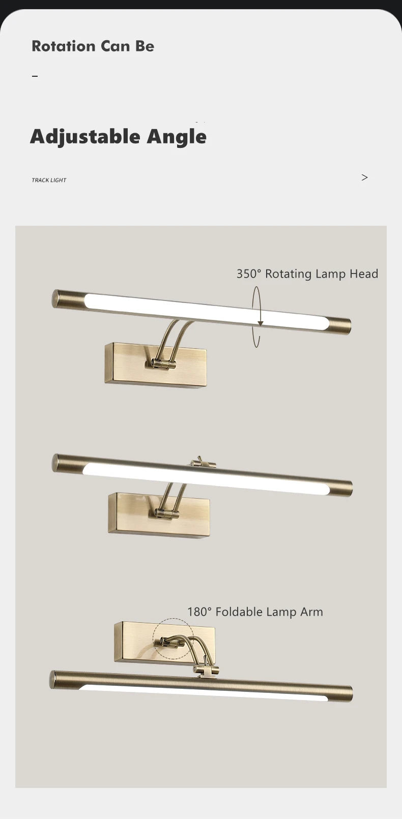 Bathroom Vanity Led Wall Lamp Picture Light Warerproof