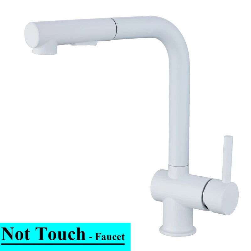 Handfree Grey Touch On Faucet Stainless Steel Cold