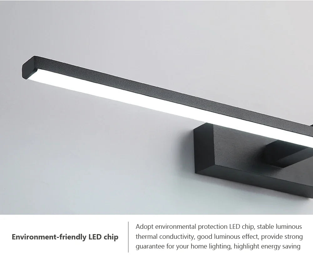 Modern Led Wall Lamp Bathroom Hardwares Sconce Three
