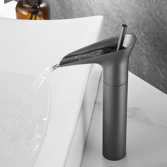 Bathroom Basin Faucet Sink Mixer Gun Grey Color