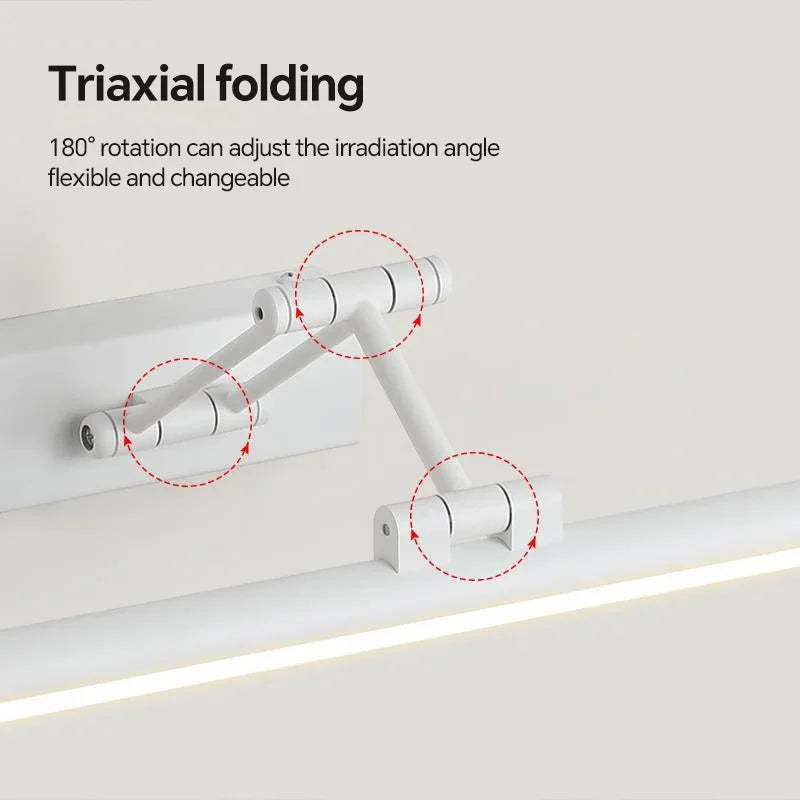 Modern Led Wall Lamp Bathroom Mirror Lamp Retractable