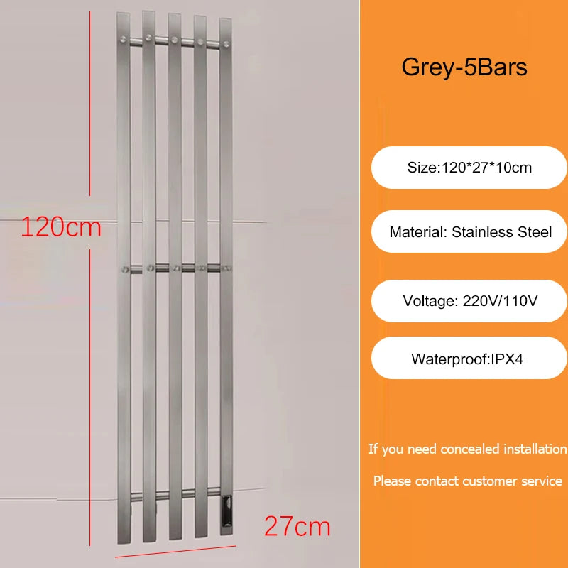Electric Towel Rack Bathroom Towel Dryer Towel Radiator
