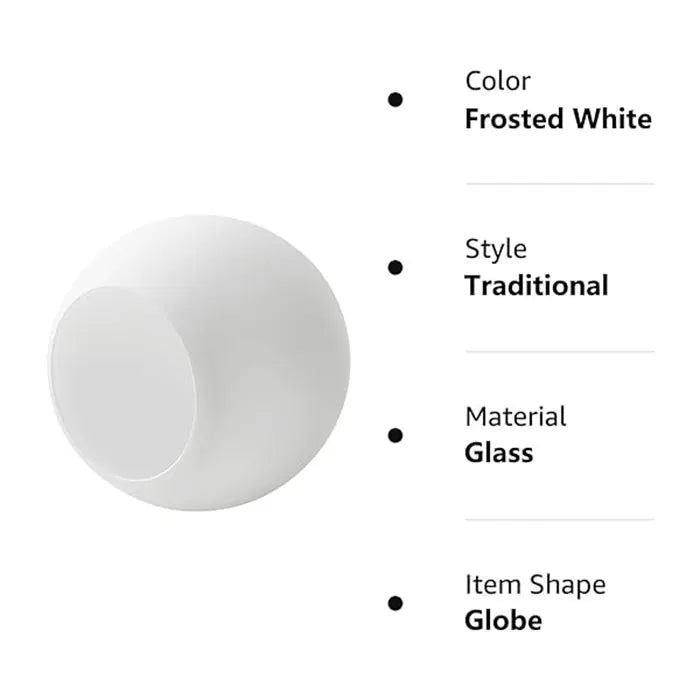 Soft White D9cm D10cm D12 5cm E14 Glass