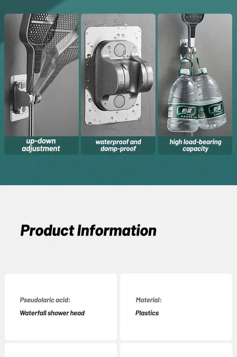 1-4pcs High Quality Bathroom High Pressure Rain Shower