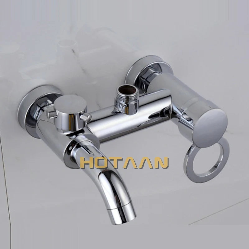 Bathroom Mixer Bath Tub Copper Mixing Control Valve