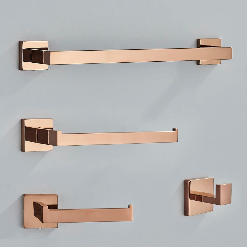 Bathroom Hardware Rose Gold Polish Shiny Bathrobe Hook