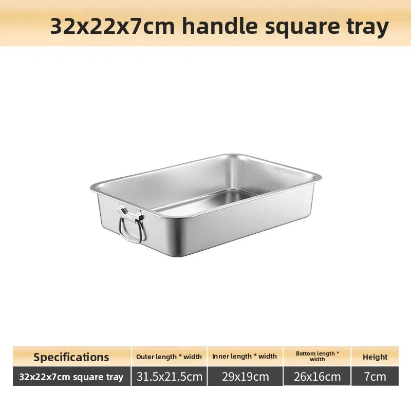 Stainless Steel 304 Deepened Square Basin Rectangular Box