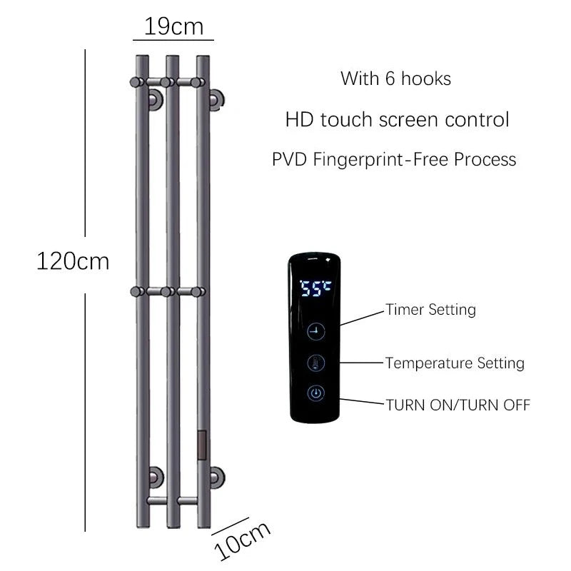 Electric Towel Rack Bathroom Towel Dryer Towel Radiator