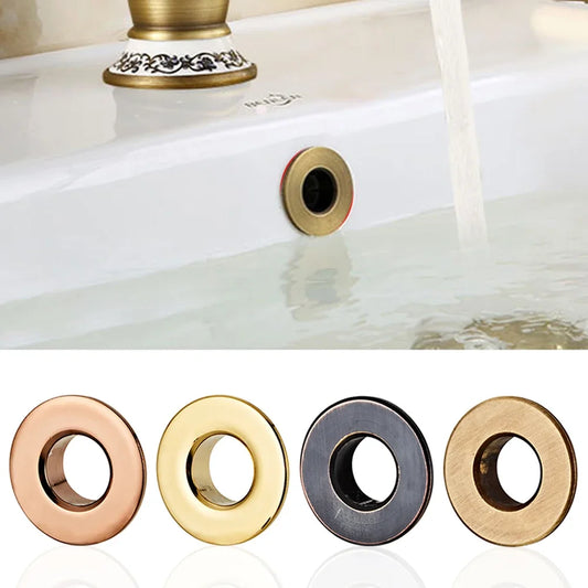 Overflow Cover Black Silver Gold Vintage Bronze Brass