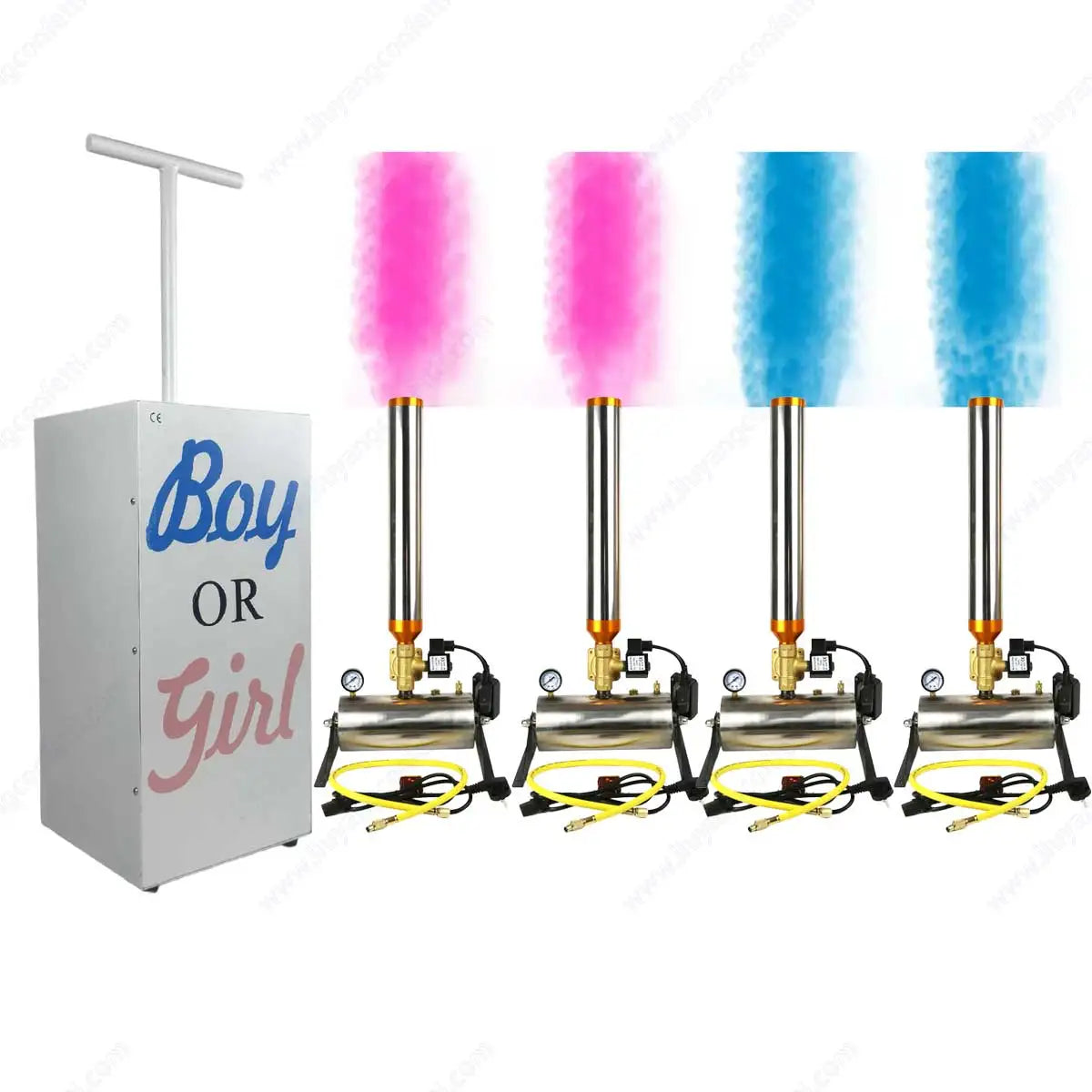 Tnt Gender Reveal Electric Cannon Confetti Color Smoke