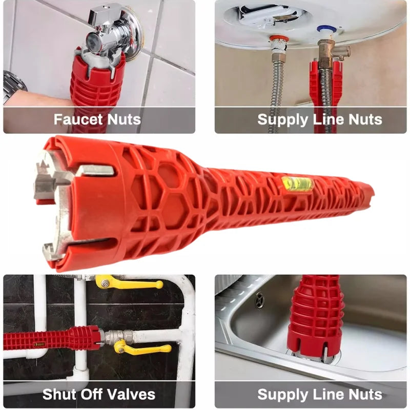 5/8 In Sink Faucet Wrench Repair Non-Slip Bathroom
