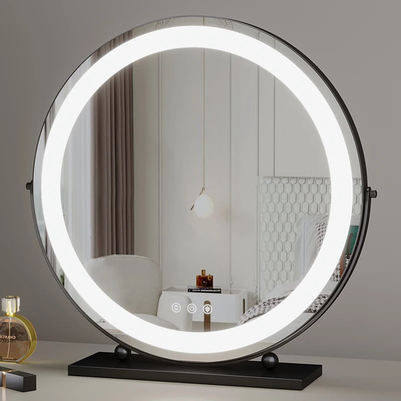 Led Lighted Makeup Mirror 15x Magnifying Vanity Compact