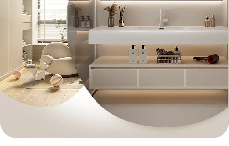 Bathroom Furniture Skin Sensor Bathroom Vanity Cabinet Sink