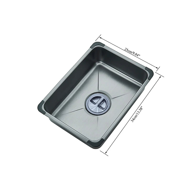 304stainless Steel Sink Faucet Rainfall Spout Pull Out