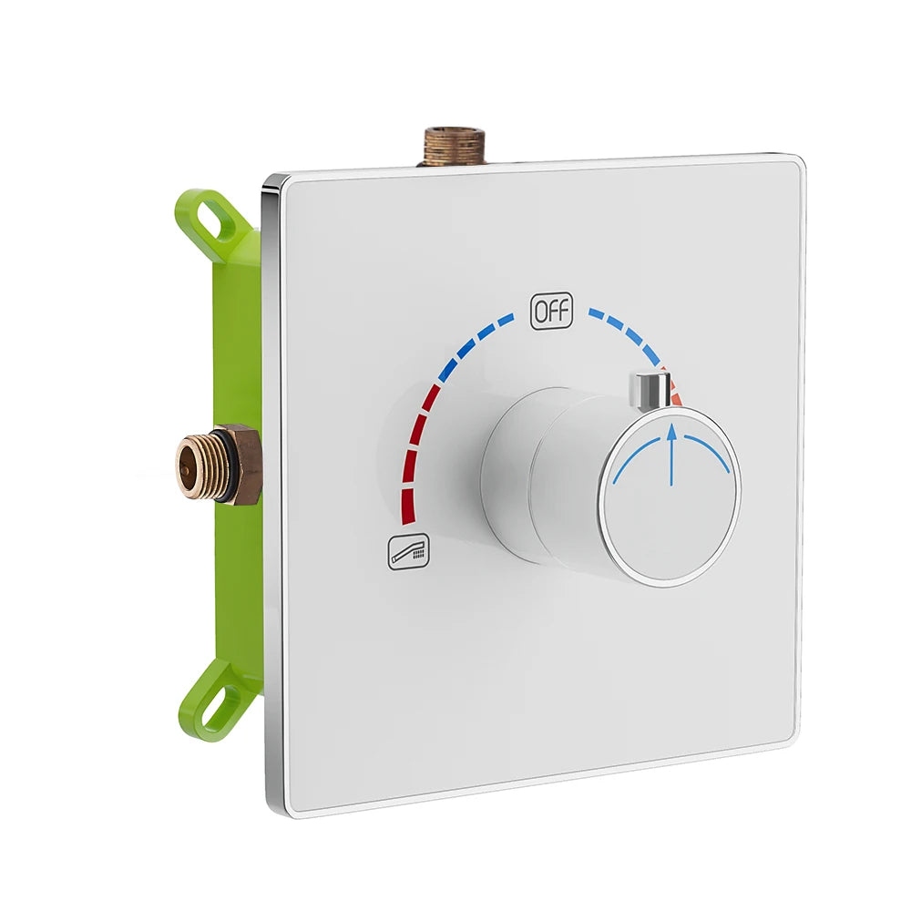 Solid Brass Valve Concealed Thermostat Trim Two Or