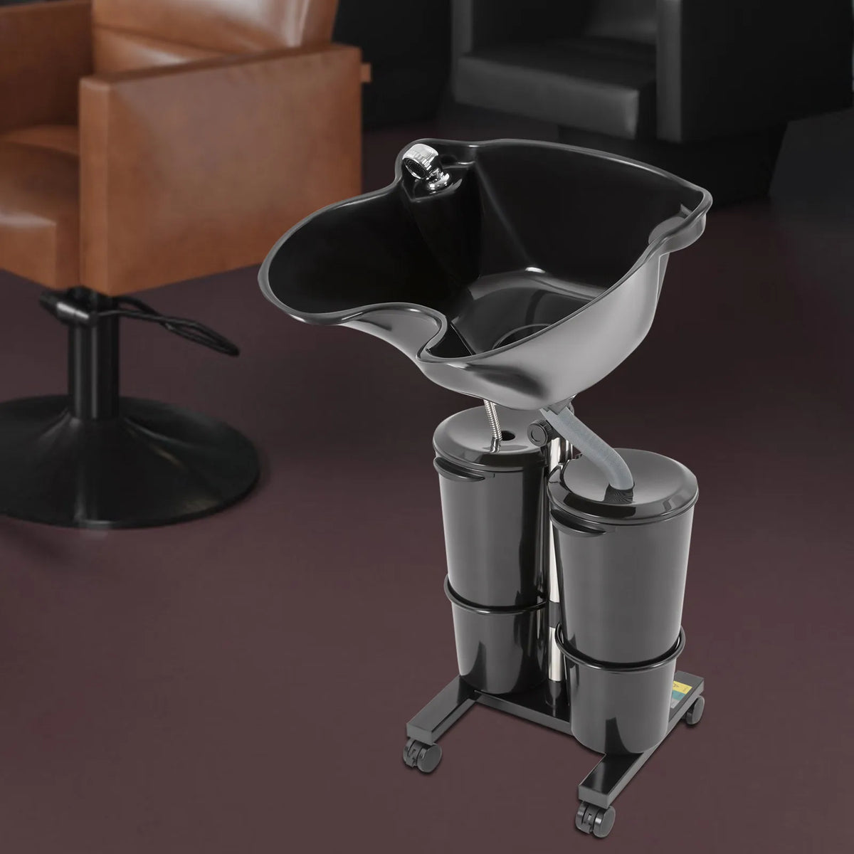 Shampoo Bowl Electric Pump & Dual-Bucket Hair Washing