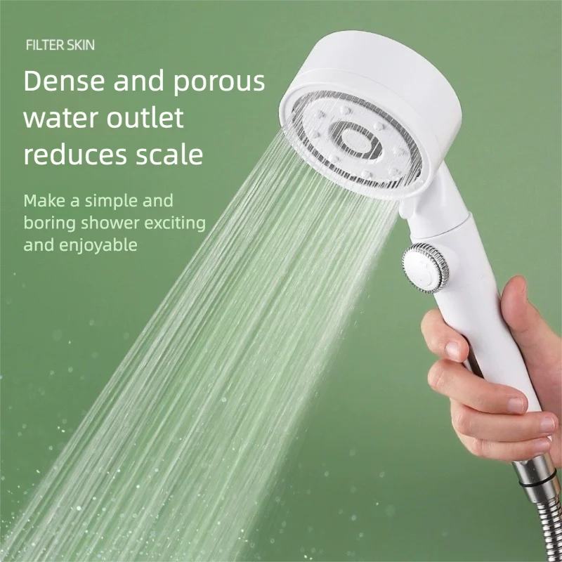 Multi-Stage Filtration Pressurization Shower Head