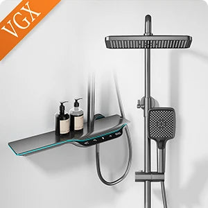 Vgx Gold Shower System Bathroom Shower Faucet 3-Way