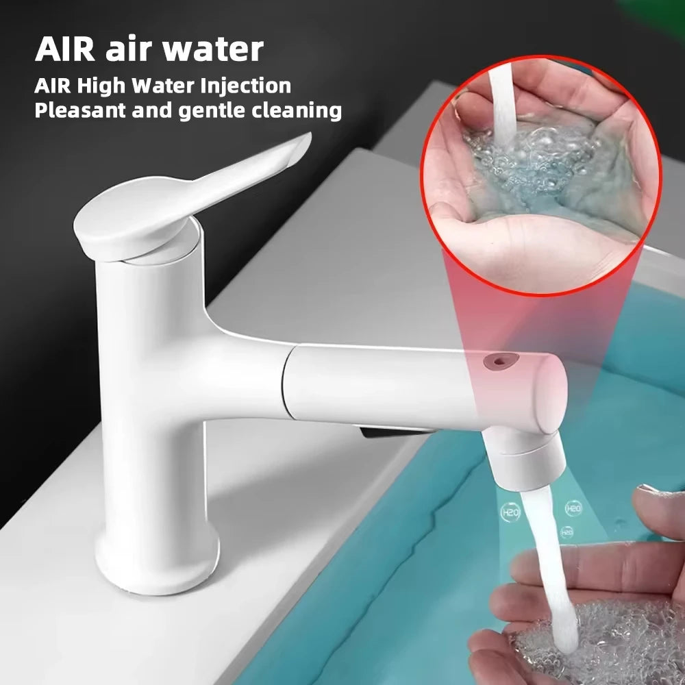 Bathroom Sink Gargle Faucet Pull-Out Faucet Cold Water