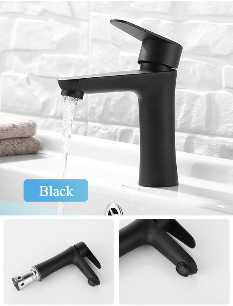 Elyn 304 Stainless Steel Bathroom Faucets Deck Mounted