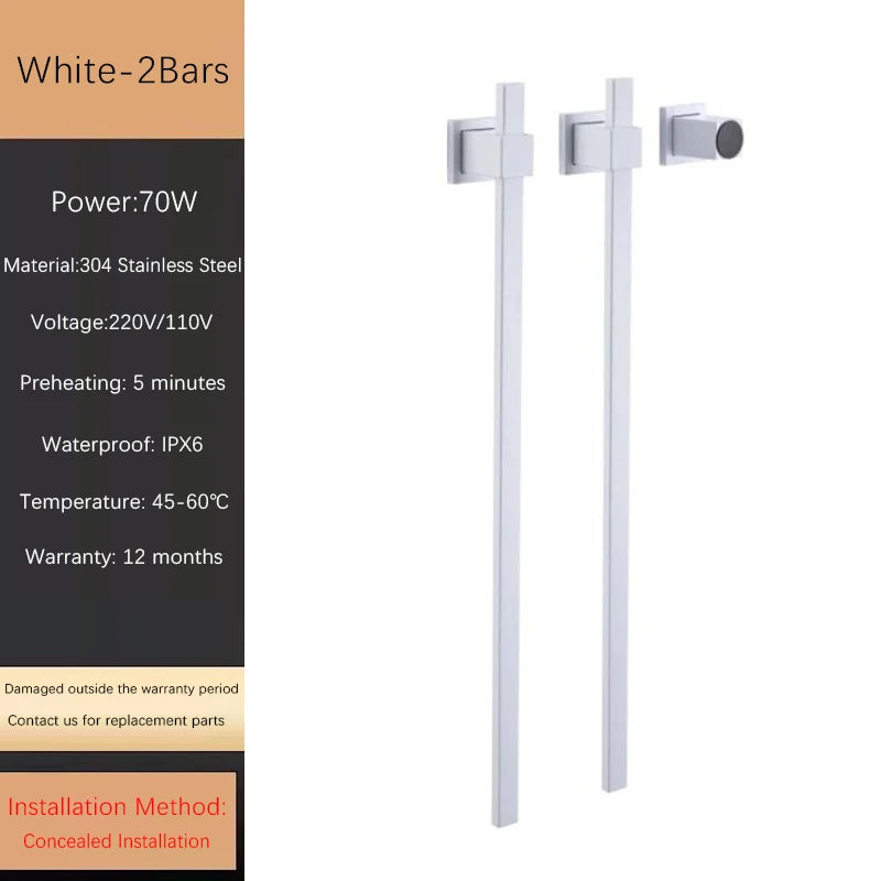 Oxg Smart Electric Heated Towel Rack Heated Bathroom