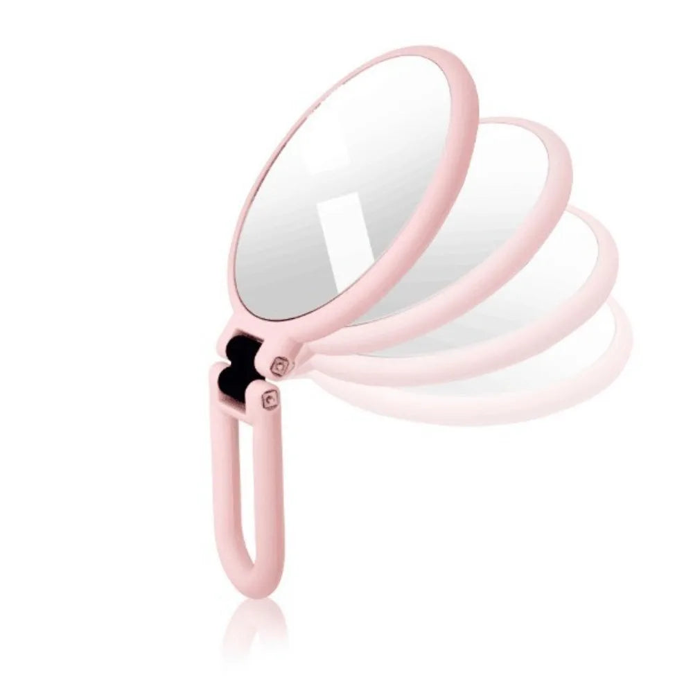 5/10/15x Handheld Mirror Rotation Adjustable Makeup Mirror Double