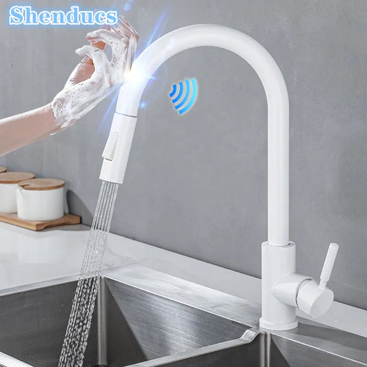 Smart Touch On Sink Faucet 304 Stainless Steel