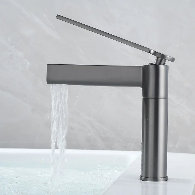 Basin Bathroom Sink Faucet Deck Mounted Cold Water