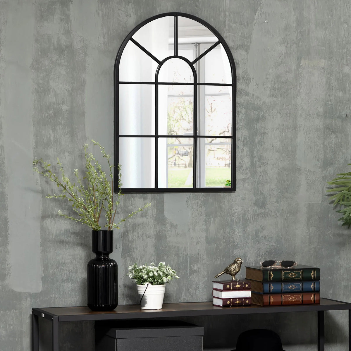 Homcom Decorative Wall Mirror 50x70 Cm Window Mirror