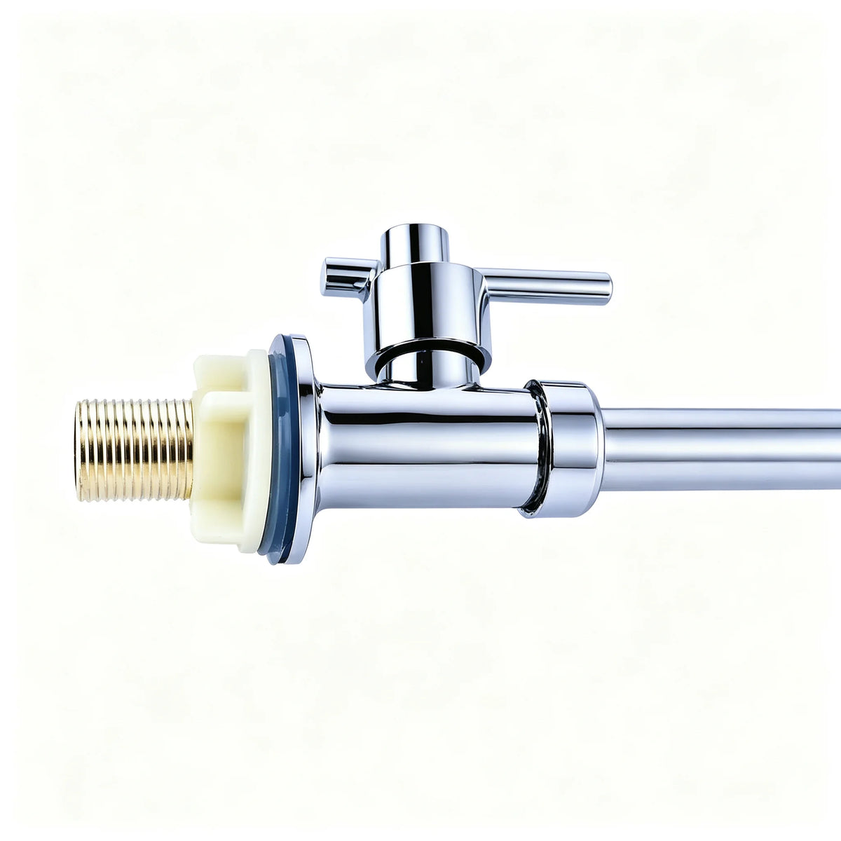 Chrome Polished Hole Sink Faucet Flexible Bendable Hose
