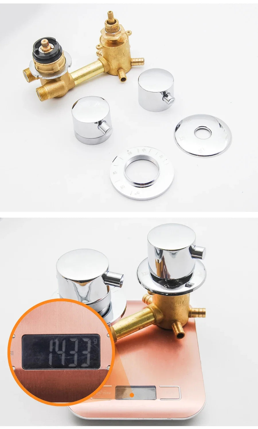 Thermostatic Shower Faucets 2/3/4 Outlet 10cm /12 5cm