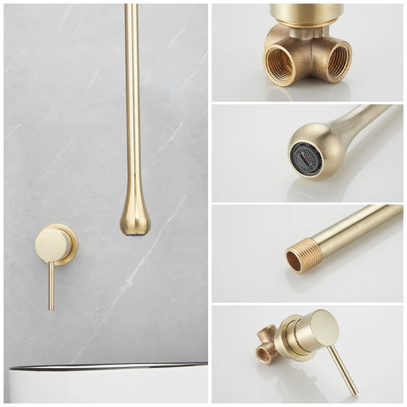 Luxury Hidden Bathroom Faucet Ceiling Design Cold Mixer