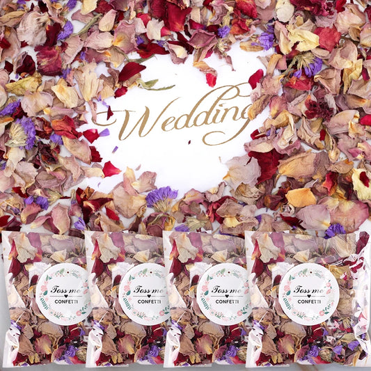 Dried Flower 10-120pcs Wedding Confetti 100 Natural Petal