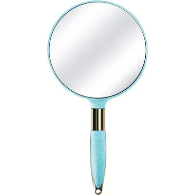 Lady Handheld Makeup Mirror Cosmetic Retro Mirror Spa