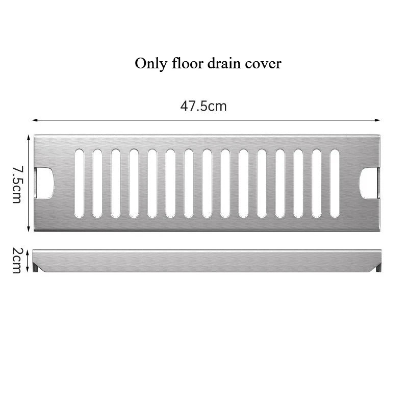 304 Stainless Steel Long Strip Floor Drain Cover