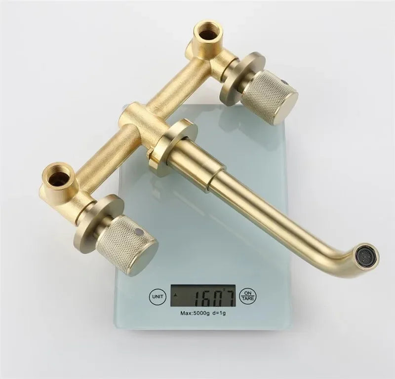 Bathroom Faucet Brushed Gold Bathroom Basin Faucet Cold