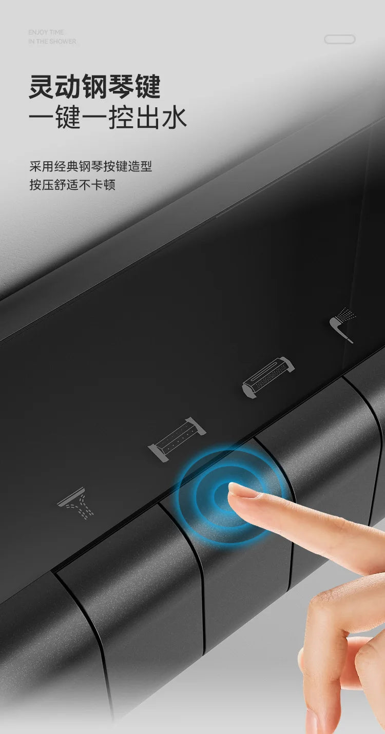 Applicable To Thermostatic Digital Display Rack Shower Designed