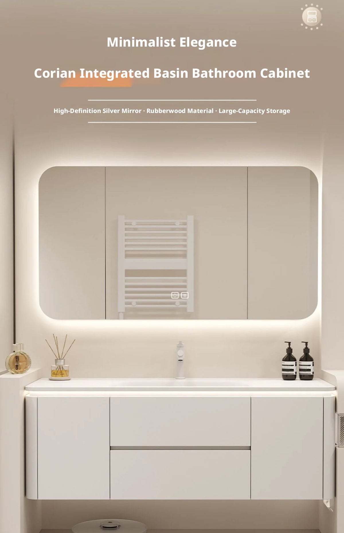 800mm Bathroom Vanity Sink Toilet Combo 34in Imported