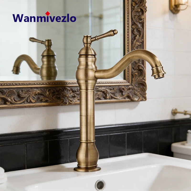 Bathroom Basin Sink Faucet Mixer Tap Handle Hole