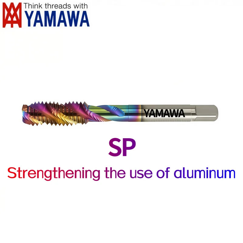 Japanese Yamawa Metric Spiral Fluted Tap Black Stainless