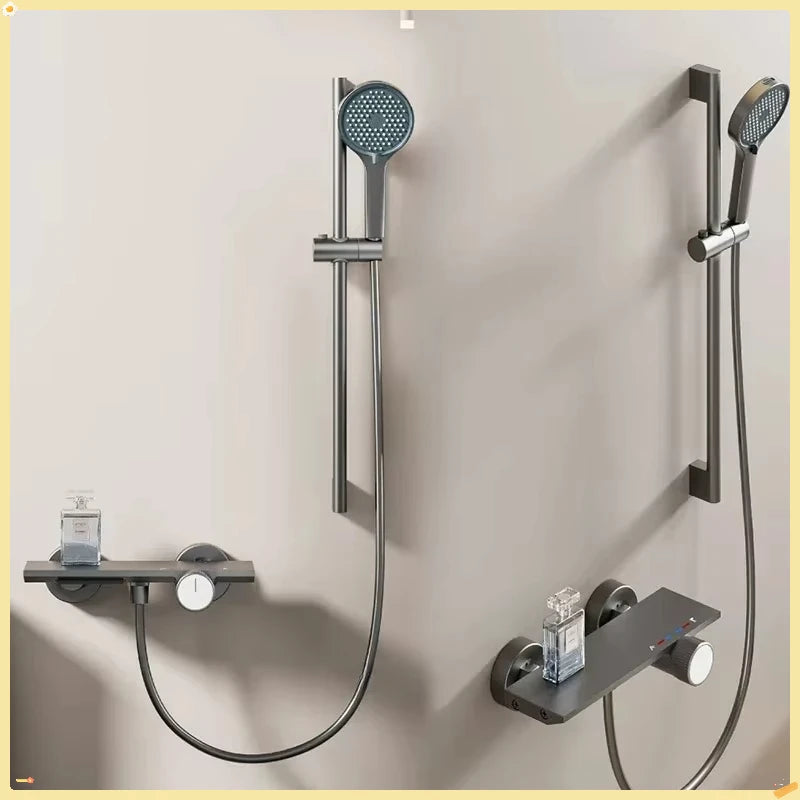 Knobbed Two Ways Water Outlet Simple Shower System