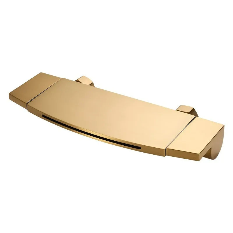 Brushed Gold Bath Shower Faucet Brass Bathtub Faucet